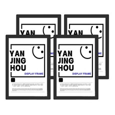 磁吸展示貼, 黑色, 4個