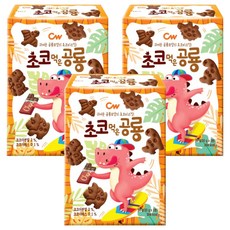 청우식품 초코먹은 공룡, 60g, 3개