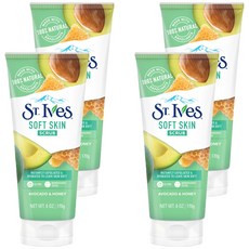 세인트이브스 스크럽 아보카도 앤 허니, 170g, 4개
