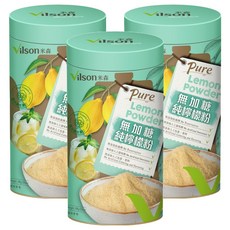 Vilson 米森 無加糖純檸檬粉, 100g, 1入, 3罐