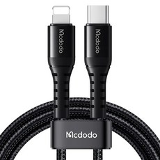 Mcdodo 麥多多 PD Lightning-Type-C iPhone充電線傳輸線快充線, 100cm, 1條
