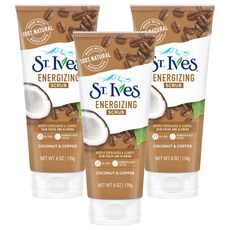세인트이브스 스크럽 코코넛 앤 커피, 3개, 170g