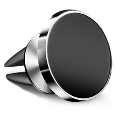 블루무역 磁吸式出風口型 108-B磁鐵手機支架, 銀色, 1個