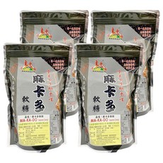 源順 麻卡多軟糖 全素食 芝麻黃麴毒素檢驗通過 生機零嘴, 200g, 4袋