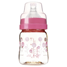 US baby 優生 真母感PPSU 奶瓶 寬口, 多色 款式隨機, 160ml, 2瓶