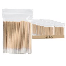 小麥購物 紋繡尖頭棉簽 G035 17g, 100支, 10包