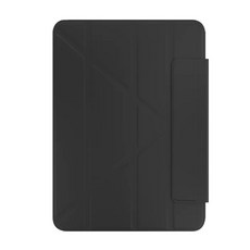 SwitchEasy 魚骨牌 Origamal iPad 全方位支架保護殼, iPad Pro 11吋/iPad Air 10.9吋/iPad Air 11吋, 皮革黑, 1個