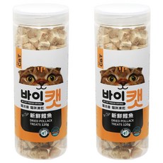 by CAT 喵洽普 貓咪凍乾零食 新鮮鱈魚, 120g, 無添加防腐劑, 2罐