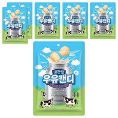 청우식품 대관령 우유 캔디진, 115g, 6개