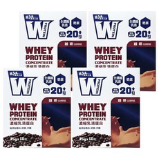 義美生醫 W PROTEIN乳清蛋白飲 咖啡拿鐵 10包, 350g, 4盒