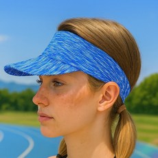 YESSURE髮箍遮陽帽, 1個, 藍色