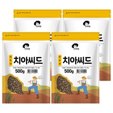 엉클탁 치아씨드, 500g, 4개