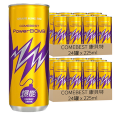 COMEBEST 康貝特 PowerBOMB爆能能量飲料, 225ml, 48罐