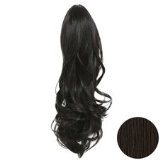 헤어커투어 포니클립 로맨스웨이브 포니테일 가발, 4메이플브라운, 1개