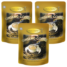 Gold Choice 金寶咖啡 即溶人蔘咖啡 無脂奶粉, 20g, 20入, 3袋