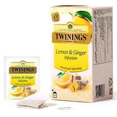 트와이닝 레몬 앤 진저 티백 허브차, 1.5g, 25개입, 1개