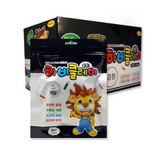 토단교재 하비클레이 10p, 검정, 50g, 1개