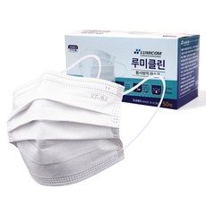 루미컴 루미클린 황사방역 대형 KF94, 50개입, 1개, 화이트