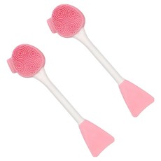 idontcare. 洗臉刷, 2個, 淺粉色