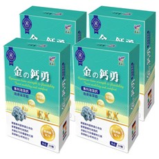 東華堂生技 金の鈣勇專利海藻鈣, 0.5g, 30顆, 4盒