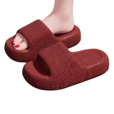 Hensen 厚底防滑拖鞋, 紅色, 2個