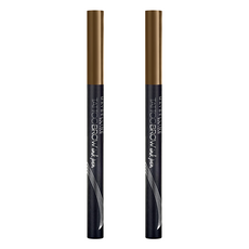 메이블린 뉴욕 타투브로우 잉크펜 0.5g, 내추럴 브라운, 2개