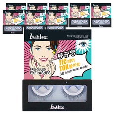 lashtoc Tiktok免膠水假睫毛, 眼中款, 9個