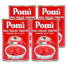 Pomi 整顆去皮番茄醬, 4個, 400g