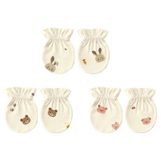 ikii 孩童棉質包手套 3雙入