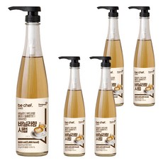 비셰프 바닐라향시럽, 500ml, 5개