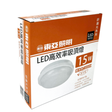 TOA 東亞照明 LED高效率吸頂燈 LCS014-15L, 燈泡色