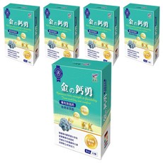 東華堂生技 金の鈣勇專利海藻鈣, 0.5g, 30顆, 5盒