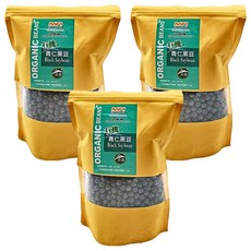 茂喜食品 有機青仁黑豆, 400g, 3包