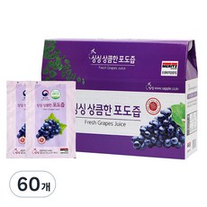 싱싱 상큼한 포도즙, 100ml, 60개