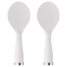 키친베어크 밥알이 묻지 않는 스탠딩 밥주걱, 화이트, 2개