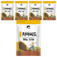 엉클탁 치아씨드, 500g, 5개