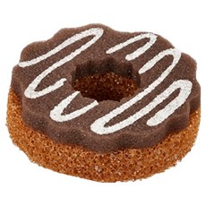 KEYTOSS 詰朵斯 烘焙幸福生活 耐用洗淨力餐具清潔海綿 CK777-6 10.7*3cm 甜甜圈, 1入, 1個