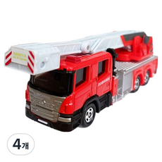 TOMICA 145 名古屋市消防局 梯式消防車模型 M32L-AT, 單一顏色, 4個