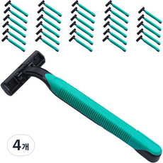 It's Life 一次性剃須刀綠色, 4個, 50入