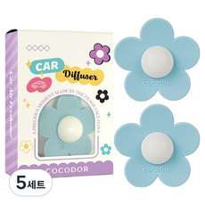 COCODOR 珂珂朵爾 固體車用擴香, 花漾水舞(花朵), 5套