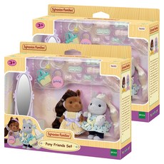 EPOCH Sylvanian Families 森林家族 Pony的朋友公仔套裝 5650, 2個