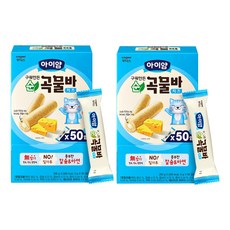 아이얌 순곡물바 5g 50입, 치즈맛, 250g, 2개