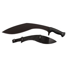 COLD STEEL 冷鋼ROYAL KUKRI MACHETE直刀砍刀1055碳鋼 附刀袋, 1支, 黑色
