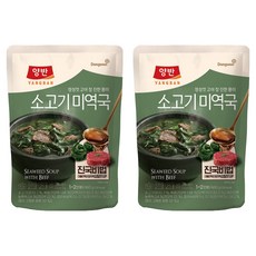 양반 소고기미역국, 460g, 2개