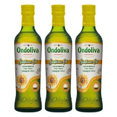 Ondoliva 奧多利瓦 葵花油, 500ml, 3個