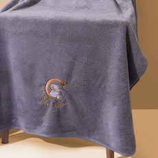 泰坦海灘巾 180 x 90 cm, 1個, 麻灰色月兔