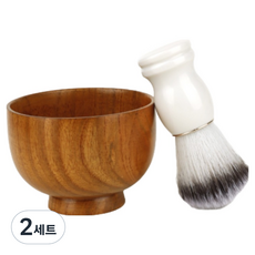 Radely 摩登刮鬍起泡刷 白色 + 刮鬍碗組, 2套, 刷具 + 刮鬍碗