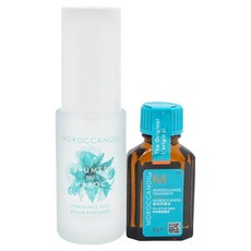 MOROCCANOIL 摩洛哥優油 經典香氛組盒 (優油 15ml + 香氛 30ml), 髮絲柔順光澤, 保濕身體髮絲, 適合送禮自用, 1組