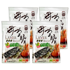 弘益 海苔堅果夾心脆片 南瓜籽口味, 40g, 4包