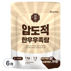 진한식품 압도적 한우우족탕, 6개, 1kg